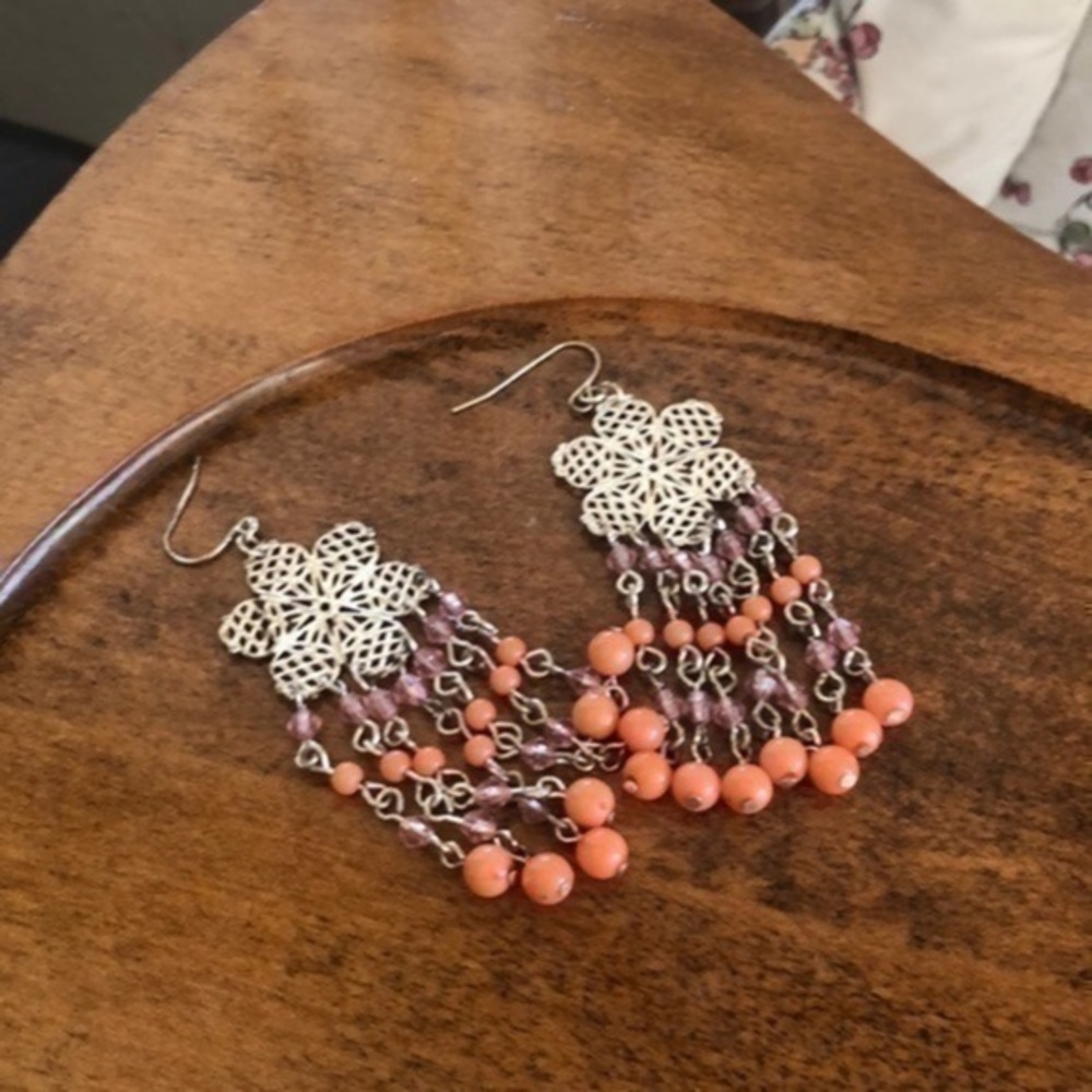 Vintage Bohemian Pierced Earrings